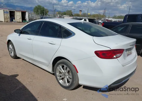 2016 Chrysler 200 Limited z USA, uszkodzony, nr VIN 1C3CCCAB1GN145197